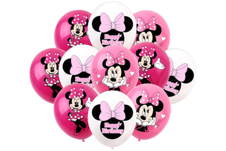 Balionai Minnie Mouse, 18 vnt.