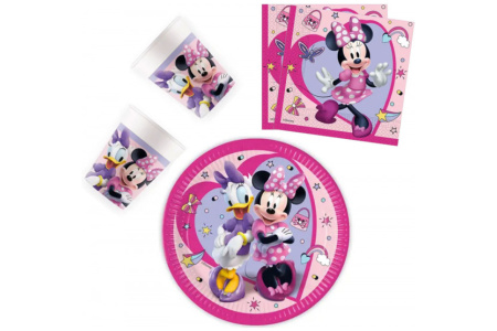 Vienkartinių Indų Rinkinys Minnie Mouse, 44 vnt.