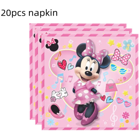 Vienkartinės servetėlės Minnie Mouse, 20 vnt.