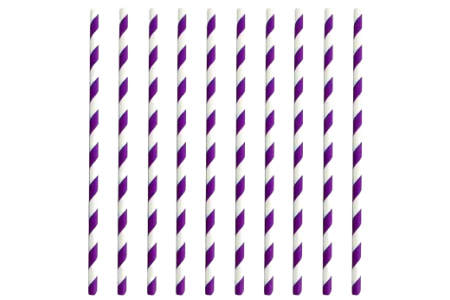 Vienkartiniai popieriniai šiaudeliai Wednesday, 10 vnt.