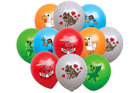 Balionai Minecraft, 20 vnt.