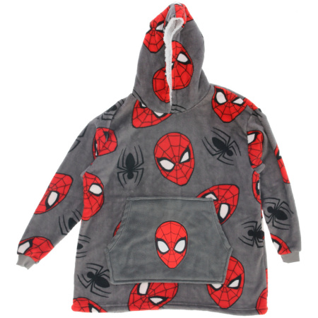 hoody_4_3 Bluzonas beniukams Spiderman, pilkas, Universalus