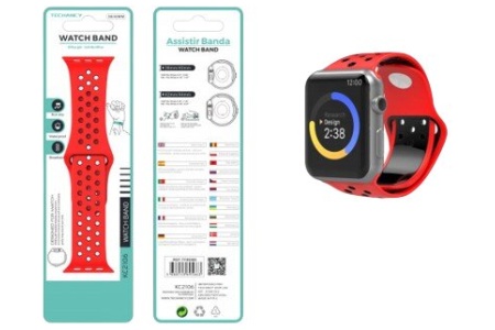 Išmaniojo Laikrodžio Apyrankė 38/40 mm Raudona/Juoda