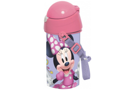 Gertuvė su Šiaudeliu Minnie Mouse, 500ml