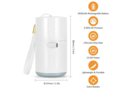 Nešiojama Akumuliatorinė Oro Pompa FLOW