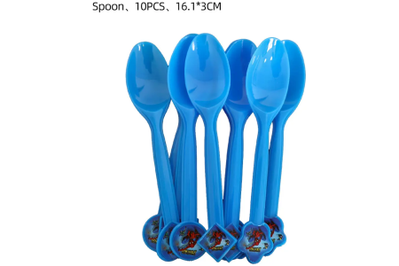 Vienkartiniai šaukšteliai „Žmogus voras” (Spiderman) 10 vnt.