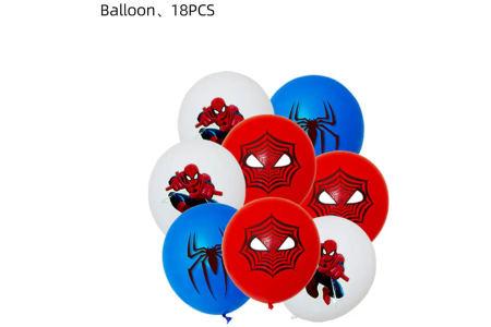 Balionai „Žmogus voras” (Spiderman)  18  vnt.