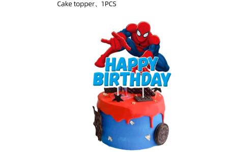 Torto dekoracija „Žmogus voras” (Spiderman)  1 vnt.