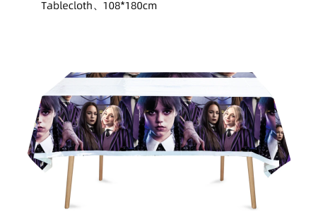 Vienkartinė staltiesė Wednesday, 1 vnt.