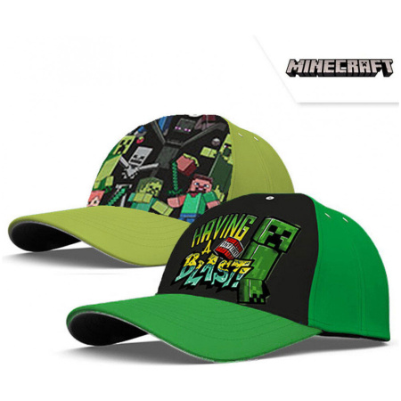 minecraft-kepure-vaikams-blast-zalia-58a10-kaina_reference Kėpurė Minecraft 52 - 54 cm