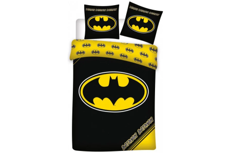 Vaikiškas patalynės komplektas Batman, 140x200, 2 dalių