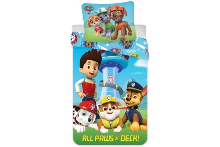 Vaikiškas patalynės komplektas Paw Patrol, 100x135, 2 dalių