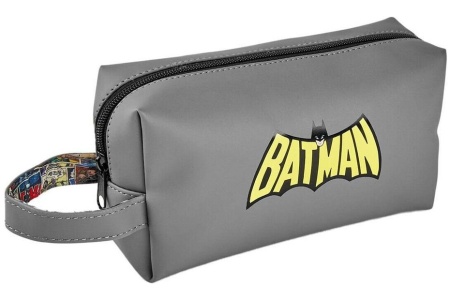 Vidutinė kelioninių reikmenų kosmetinė Batman, pilka