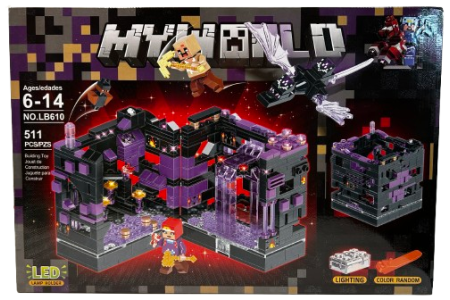 Konstruktorius LED MineCraft My World 610