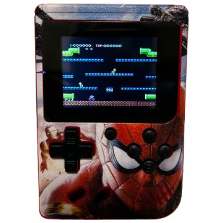 Žaidimų konsolė Retro mini, klasikinių žaidimų konsolė 400 in 1 Spiderman ( Žmogus Voras )
