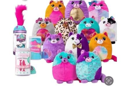 Švelnus pliušinis siurprizas dėžutėje