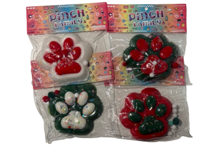 Didelės Katės letenėlės, antistresinis žaislas, įvairių spalvų, 1 vnt.