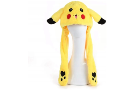 Kepurė Pikachu, geltona 60cm