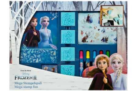 Antspaudų ir piešinių rinkinys Disney Frozen