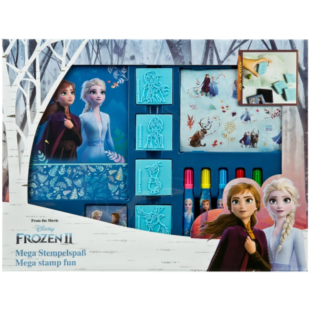 Antspaudų ir piešinių rinkinys Disney Frozen