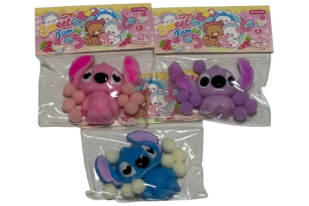 Antistresinis žaislas Lilo & Stitch, 3 vnt