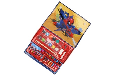 Žmogaus voro piešimo rinkinys lagamine ( Spiderman )