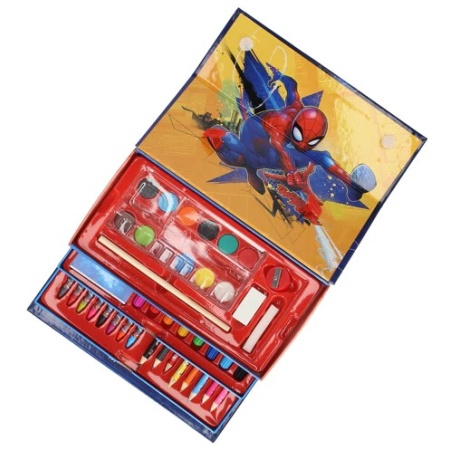 spiderman_tekenset-wholesale-sm01002-2-6 Žmogaus voro piešimo rinkinys lagamine ( Spiderman )