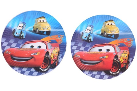 Vienkartinės lėkštutės „McQueen”  23cm – 10 vnt