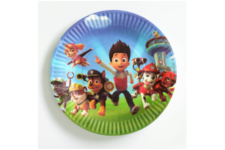 Vienkartinės lėkštutės „Paw Patrol” 23cm – 10 vnt
