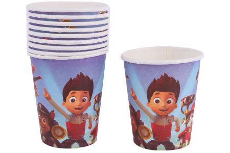 Vienkartiniai puodeliai „Paw Patrol” 10 vnt.
