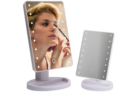 Kosmetinis veidrodis su LED Apšvietimu