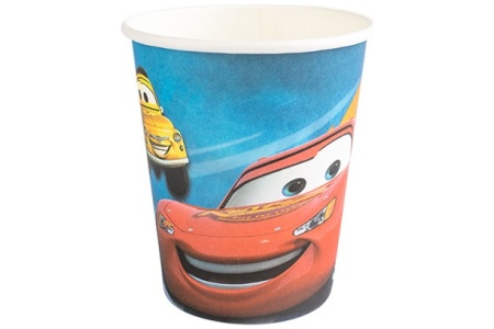 Vienkartiniai puodeliai „McQueen”  10 vnt.