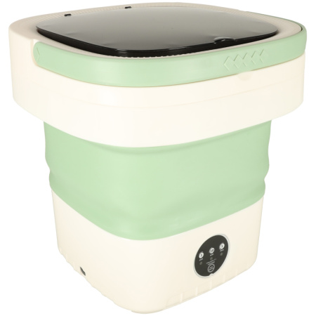 Mini-portable-washing-machine-folding-12L-green-155336 Mini sulankstoma nešiojama skalbimo mašina 12L žalia