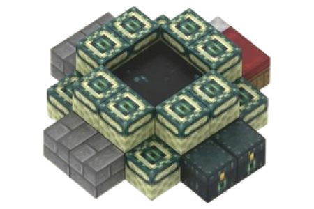 Minecraft magnetinis blokelių / kaladėlių rinkinys - Portalas - 32 vnt