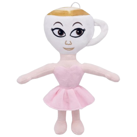 Pliušinis Žaislas Lelytė Ballerina Capuchina  30 cm (Italian Brainrots )