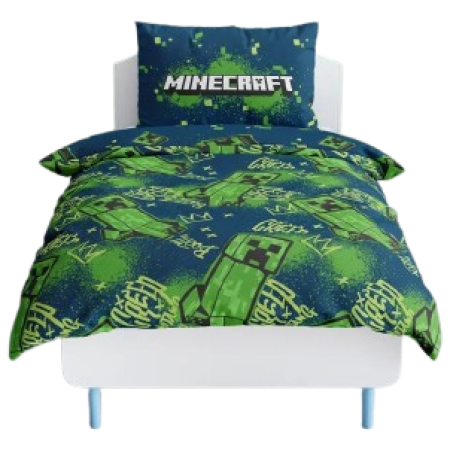 Vaikiškas patalynės komplektas Minecraft 140x200, 2 dalių