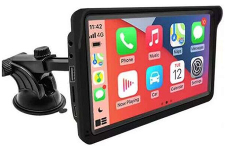 Automobilio multimedijos ekranas su Android Auto ir Apple CarPlay