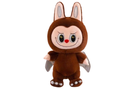 Pliušinis Žaislas Labubu 40 cm Rudas