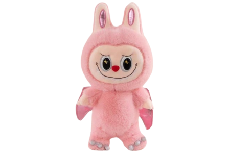 Pliušinis Žaislas Labubu 40 cm Rožinis