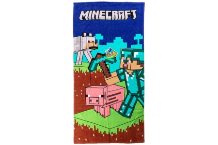 Vaikiškas Rankšluostis Minecraft, 140 x 70 cm