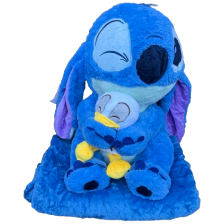 Pliušinis žaislas Stitch 45cm Su Pleduku