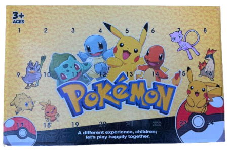 Pikachu Advento Kalendorius ( Pokemon )