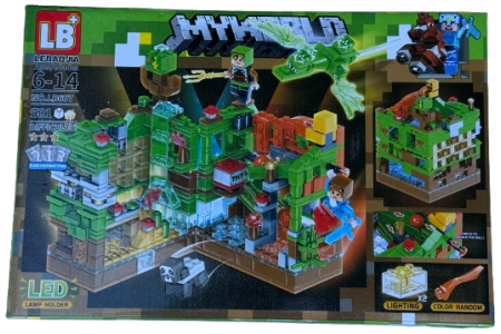 Konstruktorius LED My World 8082 Minecraft