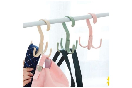 Besisukantys pakabinami kabliukai, 5 vnt.