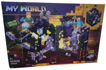 Konstruktorius LED My World 9005 Minecraft