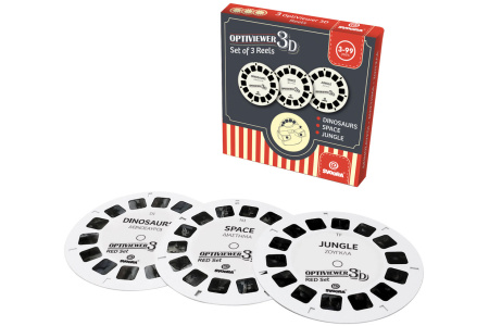 Svoora retro 3D akinių diskų papildymas A, 3 vnt.