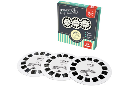 Svoora retro 3D akinių diskų papildymas B, 3 vnt.