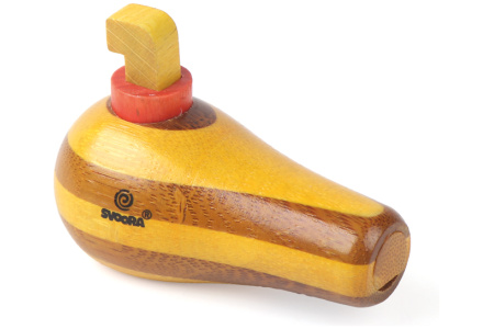 Svoora švilpukas paukštelis, geltonos spalvos