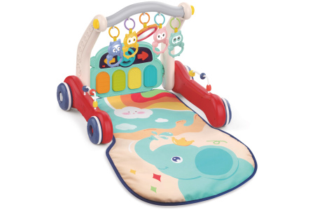 LUDI multifunkcinis kilimėlis-pianinas-vaikštynė, Dramblys