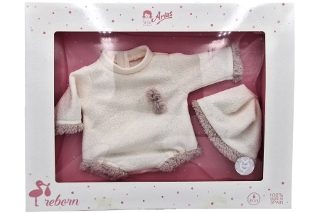 Arias lėlės kūdikio rūbeliai, 40 cm